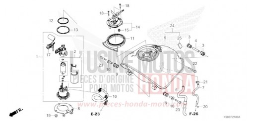 RESERVOIR A CARBURANT CBF125NAT de 2026